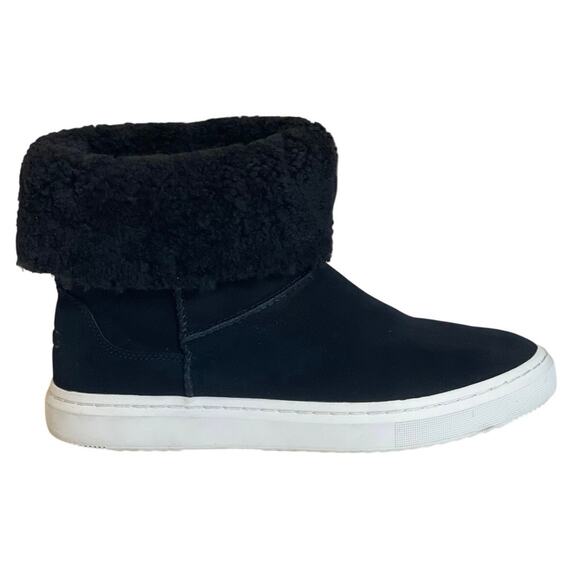 UGG Alameda Black Cuffable Suede Boot - 9 - Picture 1 of 6